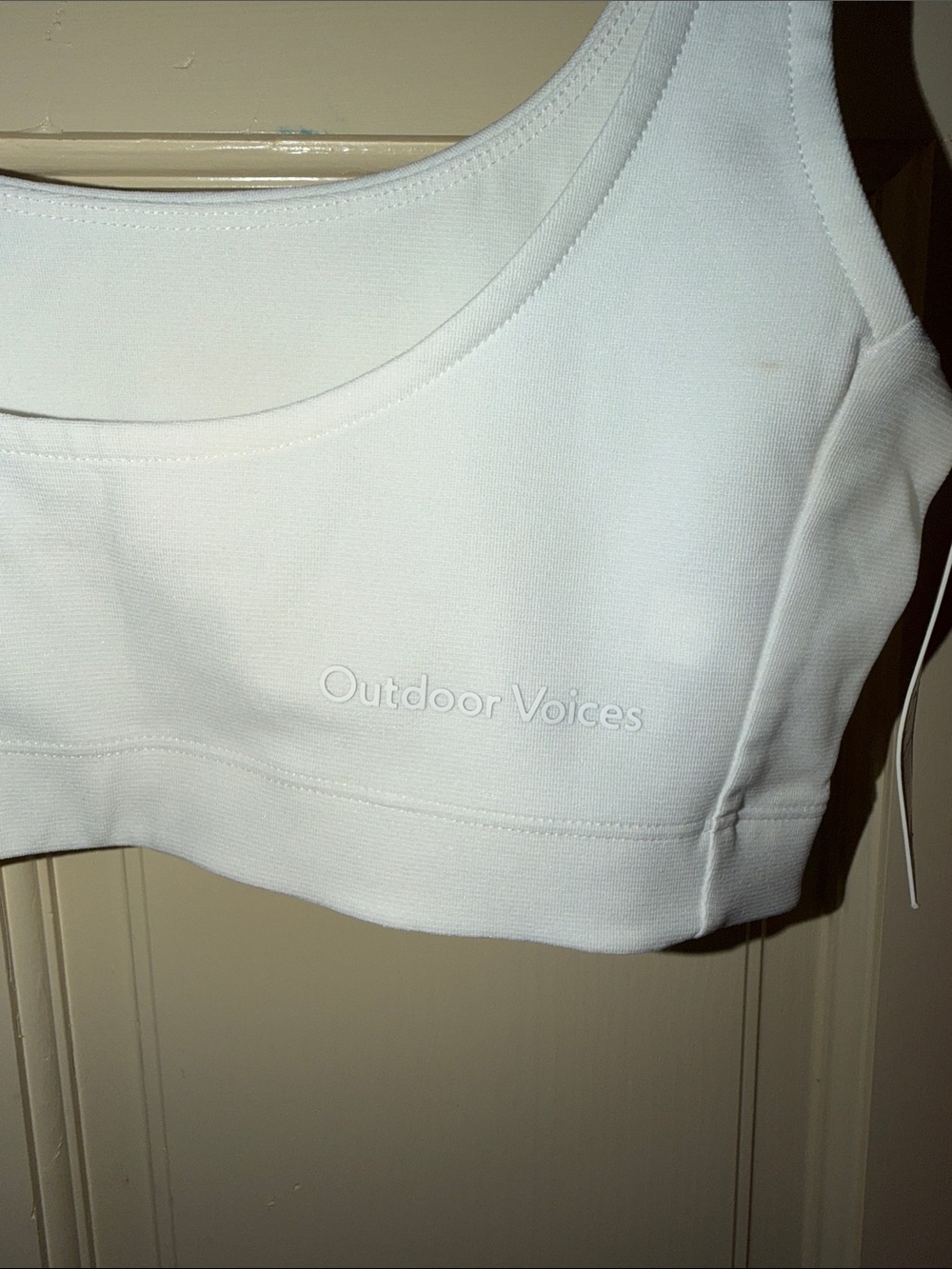 Outdoor Voices Coral Pink High-Rise Bike Shorts - Picture 3 of 5
